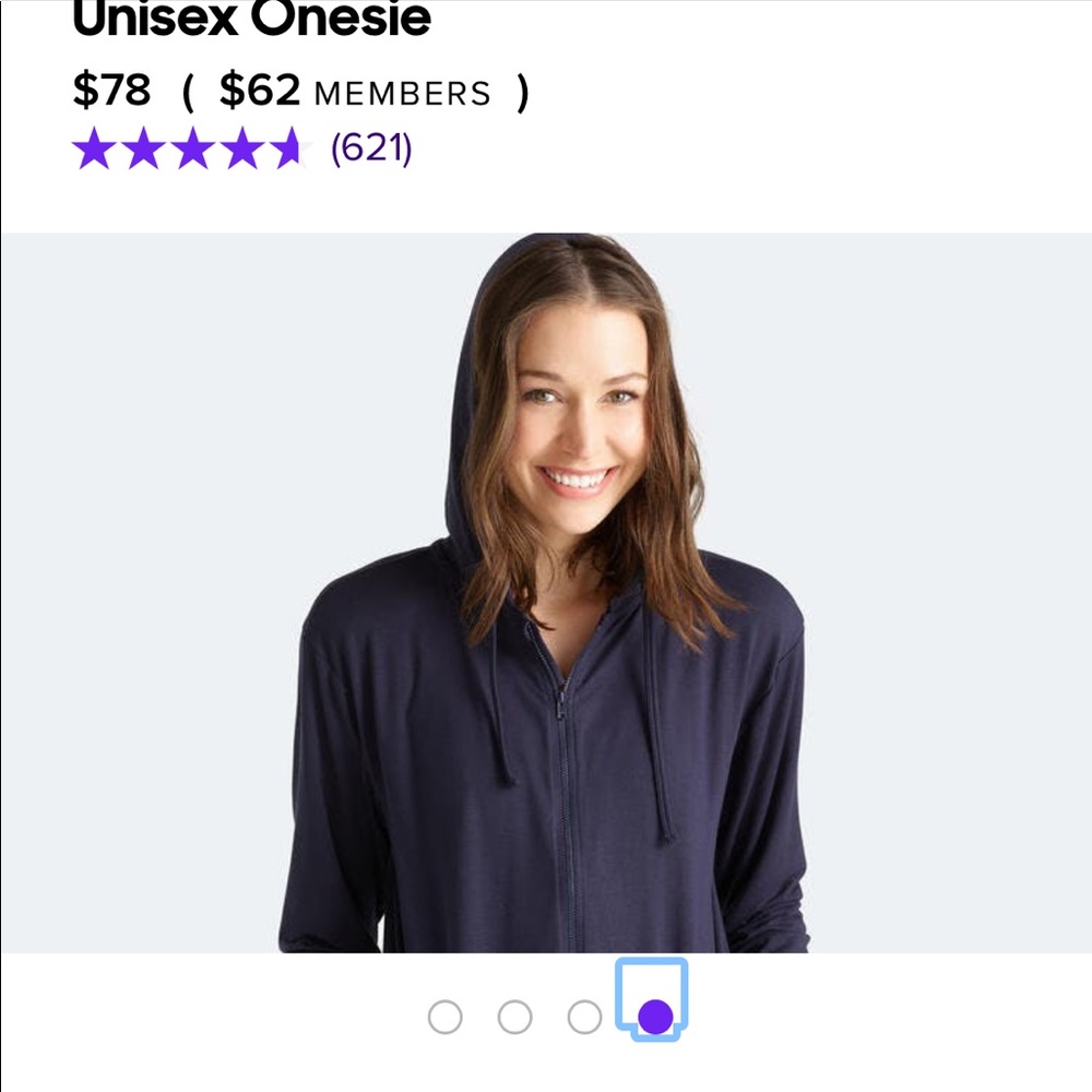 MeUndies Unisex Incredibly Soft Onesie - Navy